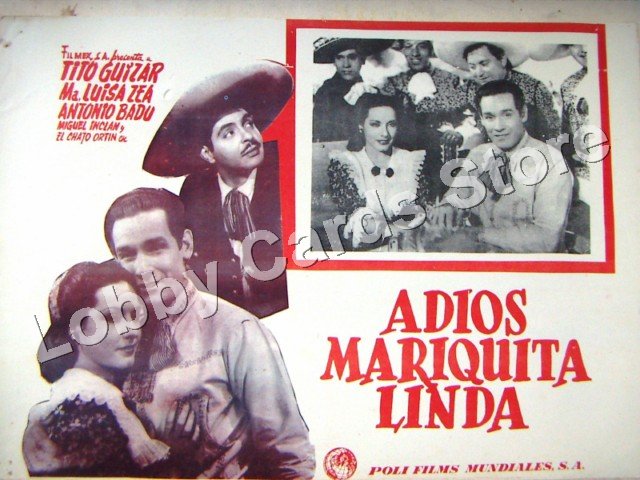 TITO GUIZAR/ADIOS MARIQUITA LINDA